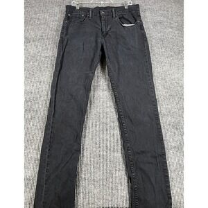 Levis 511 Jeans Mens 34x34 Black Slim Fit Casual Denim Comfort 5 Pocket